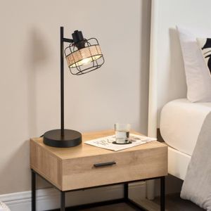 Lampe de chevet avec télécommande - lampe à piles pour chambre à coucher,  salon, dortoir, table basse[A793] - Cdiscount Maison