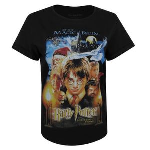T-SHIRT T-shirt Harry Potter Femme - Logo, Poster, Texte -