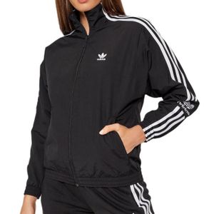 VESTE Veste de survêtement Noir Femme Adidas Track Top