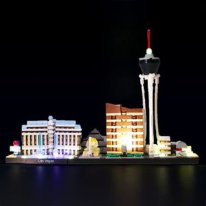 ASSEMBLAGE CONSTRUCTION Jeu De Lumières Pour Las Vegas Modèle En Blocs De 