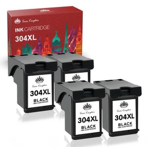 Régénéré 304 XL Cartouche d'encre d'imprimante pour HP 304 XL pour  Cartouche HP 304 Noir et Couleur pack pour 304 HP Deskjet,[Z343]