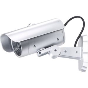 CAMÉRA FACTICE Caméra de surveillance factice avec détecteur de mouvement et signal LED