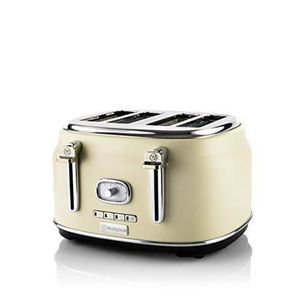 GRILLE-PAIN - TOASTER Westinghouse Retro 4 Slice Grille-pain Blanc