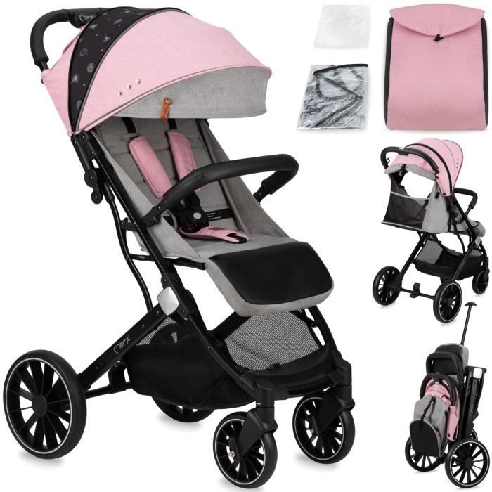 Kinderkraft Poussette Bébé GRANDE CITY, Légère, Pliable, Accessoires,  Landau, Gris en destockage et reconditionné chez DealBurn