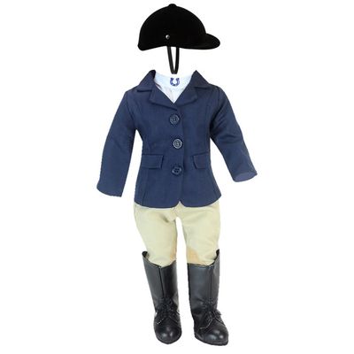 Götz 3403306 Combination Riding Tournament - Rider Outfit Doll Clothing Size XL - 6-Piece Clothing and Accessory Set for Standing Dolls 45-50 cm Götz 3403306 Combination Riding Tournament - Rider Outfit Doll Clothing Size XL - 6-Piece Clothing and Accessory Set for Standing Dolls 45-50 cm