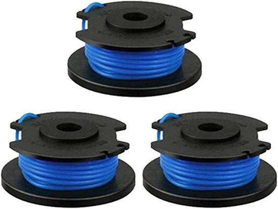 Lot De 3 Bobines Fil Débroussailleuse RAC125 | Compatible RLT1830H13, RLT1825LI, OLT1831S, Avance Automatique