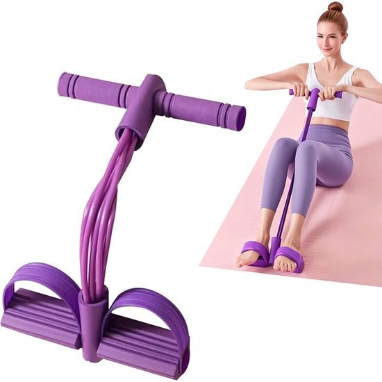 Bande De Résistance Flintronic – Multi-fonction, Pédale Pull, Abdos, Jambes, 4 Brins, 12 Kg