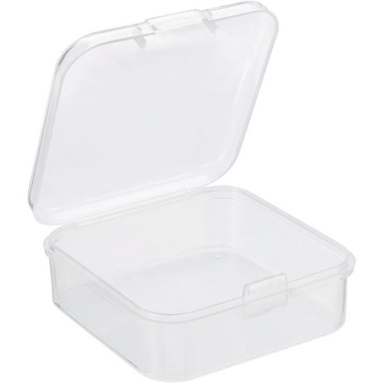 Boîtes Rangement Transparentes A4 Avec Poignée - Organiseur Empilable Elezeal