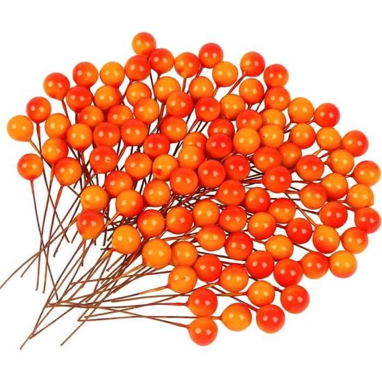 GXXMEI Lot de 300 mini baies de houx artificielles sur fil pour décoration de sapin de Noël, couronne de fleurs, couronne, loisirs créatifs (argenté GXXMEI Lot de 300 mini baies de houx artificielles sur fil pour décoration de sapin de Noël, couronne de fleurs, couronne, loisirs créatifs (argenté