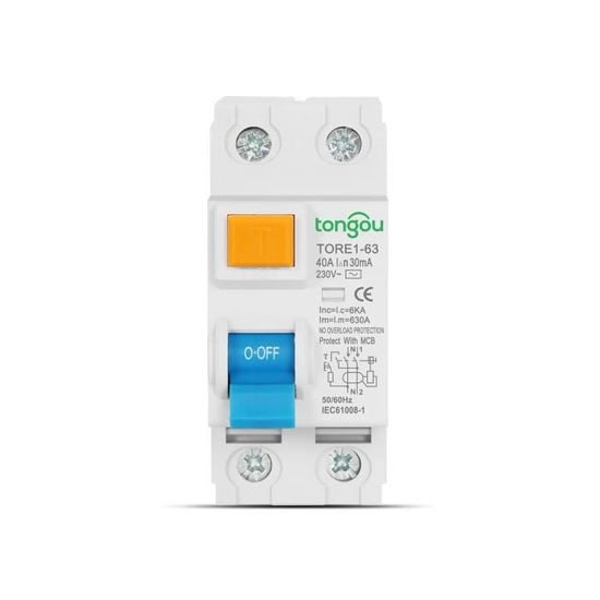 Protection Courant Résiduel 10mA Interrupteur Différentiel Siemens 5SV - 2 Pôles, 16A, 10mA, Type AC, Montage Rail DIN Disjoncteur Bipolaire AC 230V Protection Courant Résiduel 10mA Interrupteur Différentiel Siemens 5SV - 2 Pôles, 16A, 10mA, Type AC, Montage Rail DIN Disjoncteur Bipolaire AC 230V
