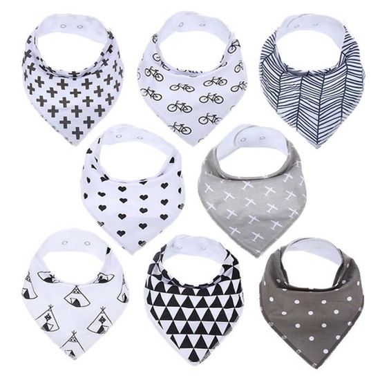 8pcs Bavette Bebe En Coton Avec Doublure Impermeable Bavoir Bandana Bebe Cdiscount Puericulture Eveil Bebe 8pcs Bavette Bebe En Coton Avec Doublure Impermeable Bavoir Bandana Bebe Cdiscount Puericulture Eveil Bebe
