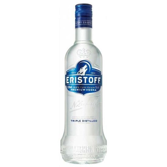 Eristoff - Vodka - 6 Verres - 37.5% Vol. - 70 cl - La cave Cdiscount