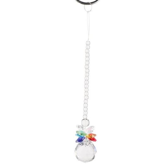 Pendentif Lustre Rectangle En Cristal - 100 Mm - 1 Trou - Pour Décoration Luminaire, Mariage, éclairage - 8