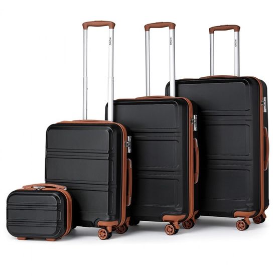 Set De 4 Valises De Voyage Rigide Bagage, Sous Vide Valise Cabine 55cm