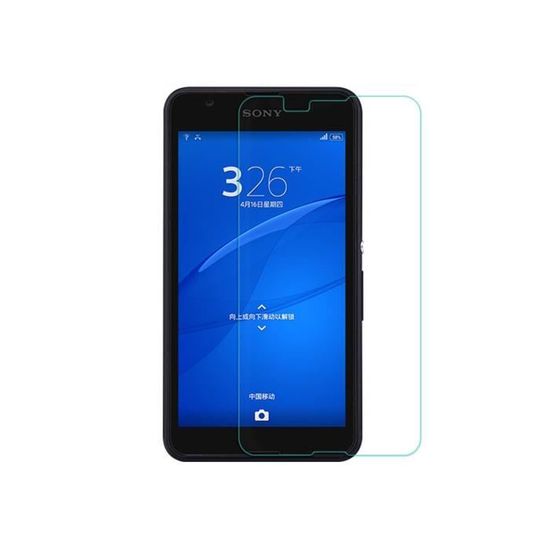 Protection écran Verre Trempé Pour Sony Xperia M5 - Durée 9H Anti-rayures - Transparent - Neuf