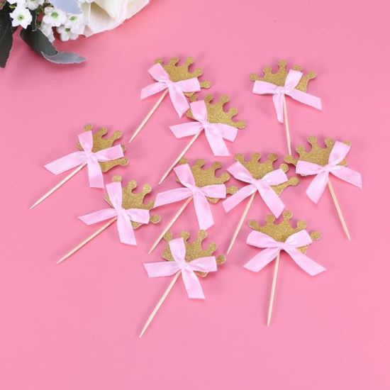 12 Pièces Topper De Gâteau "Joyeuse Saint-Valentin", Topper