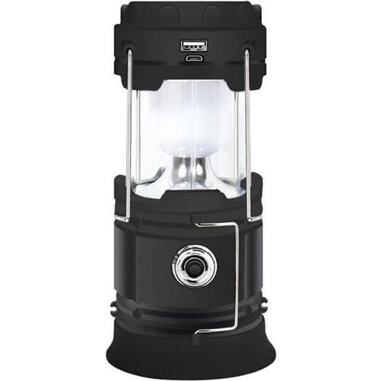 Lampe De Camping Solaire Pliable – Rechargeable, 3 Modes, étanche IP44 – Parfaite Rando, Pêche, Urgence - 7