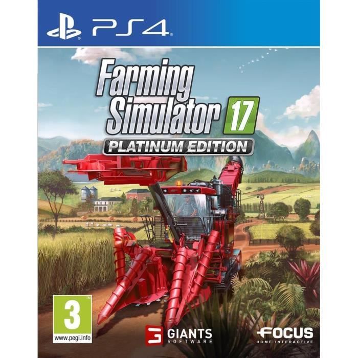 Farming Simulator 17 Edition Platinium Jeu PS4