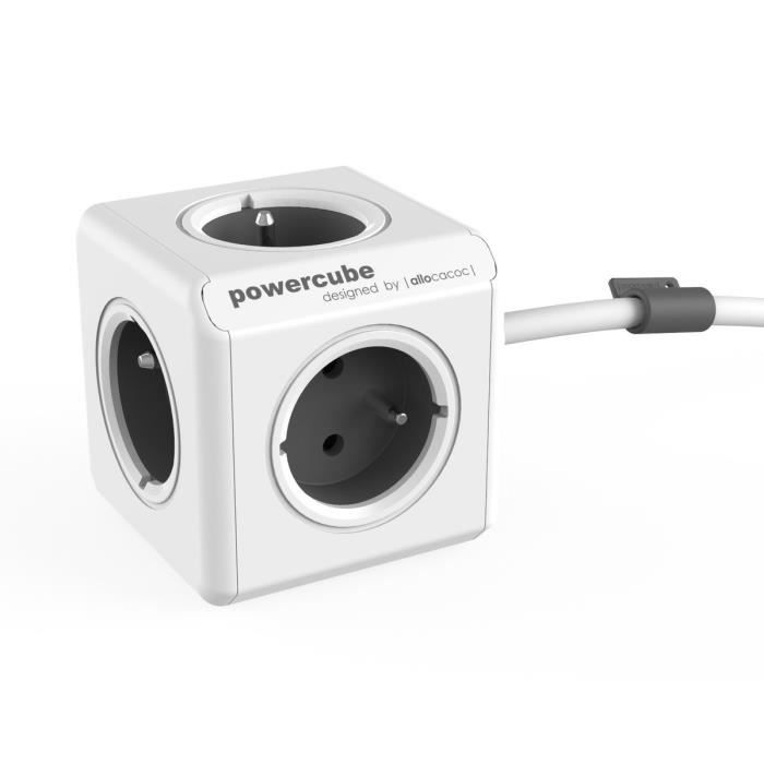 PowerCube Extended multiprise grise