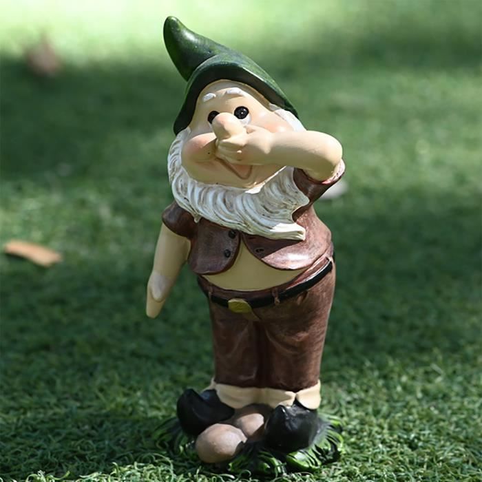 Ornements de jardin extérieur en résine Décoration de jardin Cartoon nain en résine créative rfs3647