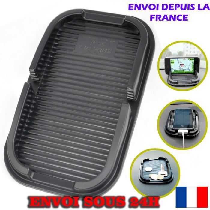 Voiture Tapis support antidérapant pour tableau de bord pour iPod iPhone, GPS, clés, pièces, lunettes