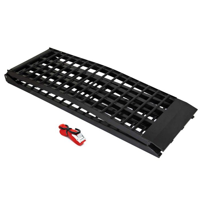 Rampe de chargement moto ATV quad pliable aluminium rampe rail collision 274cm 400kg - 30196