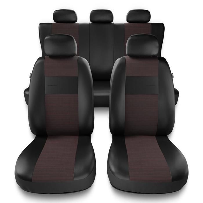 EXL-5 - Housses de sieges universelles compatibles avec AUDI A3 8L 8P 8V (simili cuir) PU2751