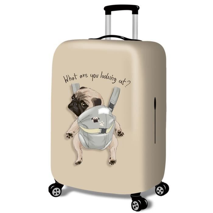 Housse de Bagage de Voyage Housse de Valise Étanche à la Poussière et Élastique Protecteur Style29 S(bagage de 18-20 pouce)