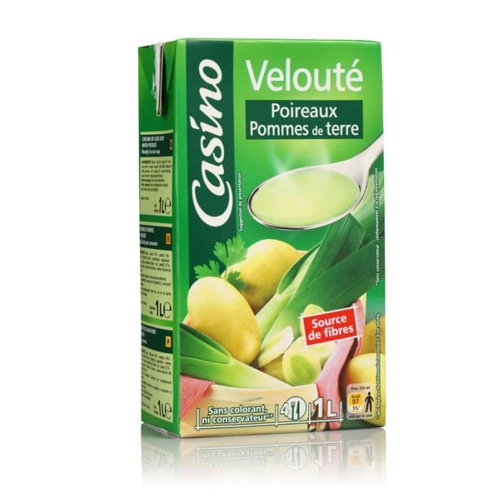 CASINO Velouté poireaux pommes de terre - 1 L
