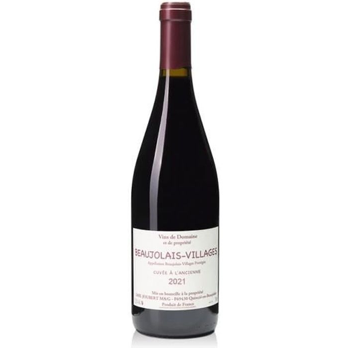 Domaine Joubert AOP Beaujolais Nouveau Rouge 2021 Cuvée à l'Ancienne 75cl