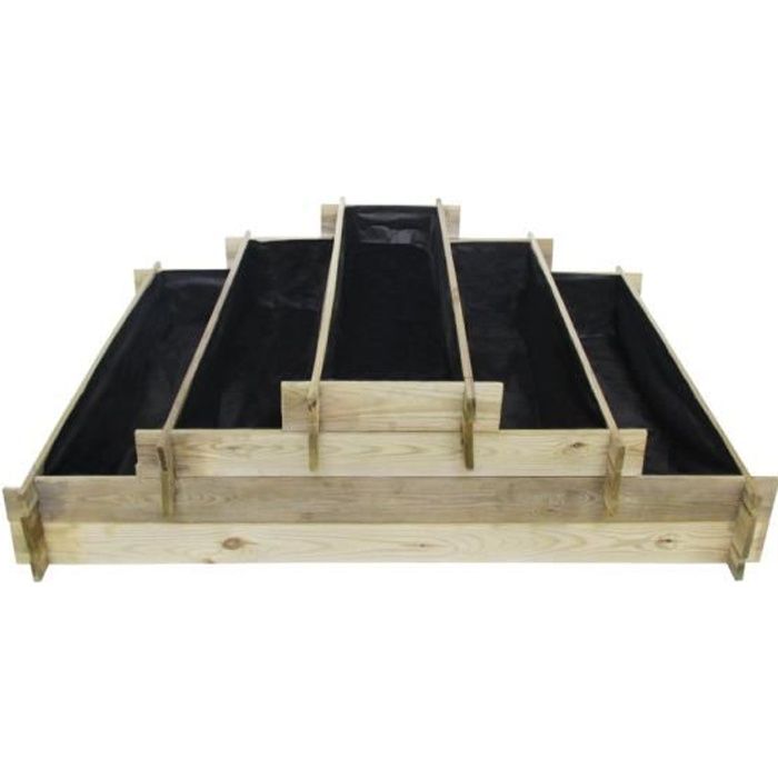 Potager pyramide en bois