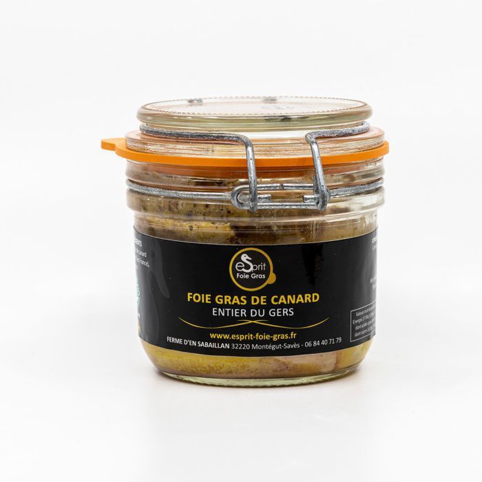 ESPRIT FOIE GRAS Foie gras de canard entier du Gers - 180 grs - 180g - 0001