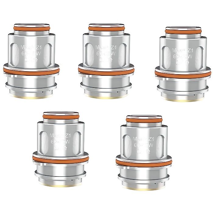 Cigarette électronique Pack de 5 resistances Mesh Z1 0.4ohm Zeus GeekVape