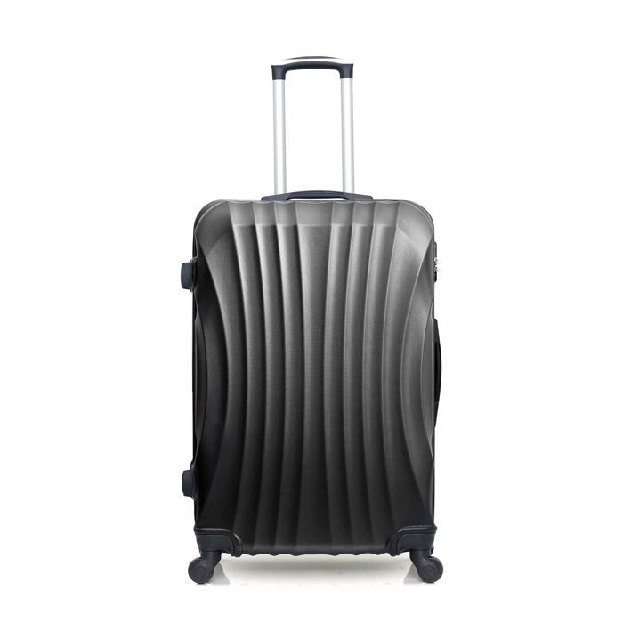 HERO – VALISE GRAND FORMAT - ABS – 70cm – 4 roues – MOSCOU-A – NOIR