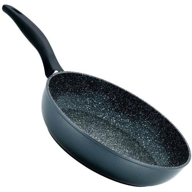 Poêle Stoneline aluminium - revêtement en pierre - D: 24 cm