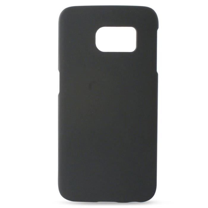 Coque en Caoutchouc Ksix pour Samsung Galaxy S6 Edge - Noire