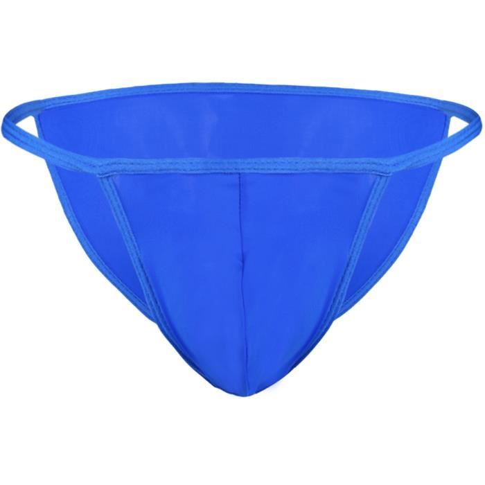 String Homme Sexy Érotique Lingerie Ficelle Slip Tanga Thong Sous-vêtements Jockstrap Culottes G-String Briefs Boxer Taille Basse