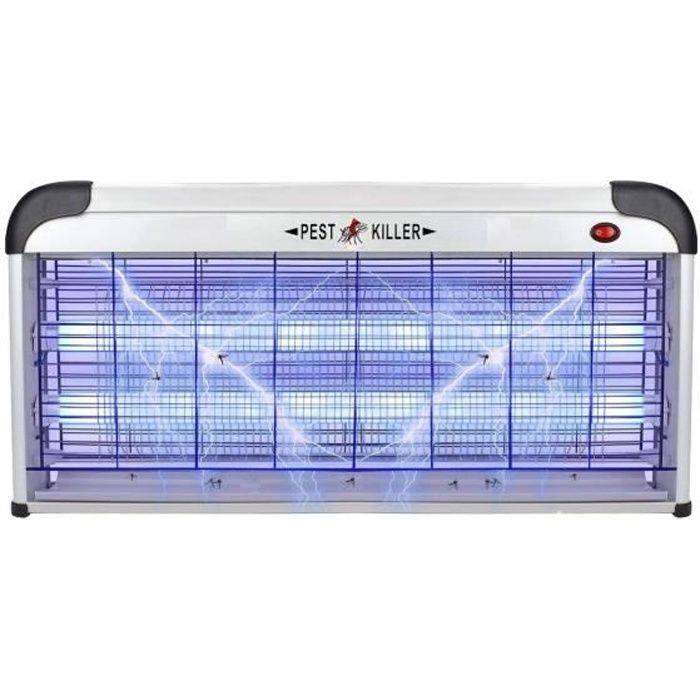 Lampe UV Tue-Mouches Destructeur D' Insectes Electrique Tue Mouche Electrique Lampe Insecte (40W)