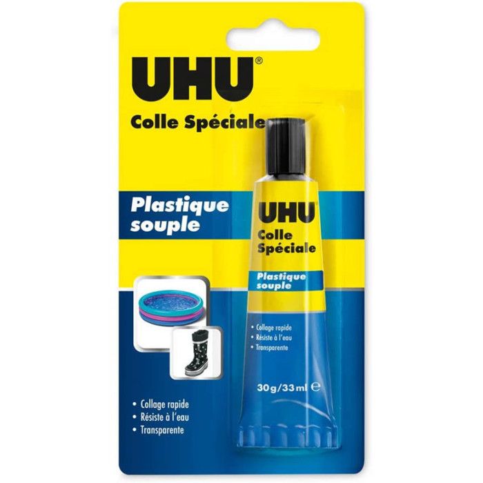 Colle spéciale Plastique souple UHU - 30 g