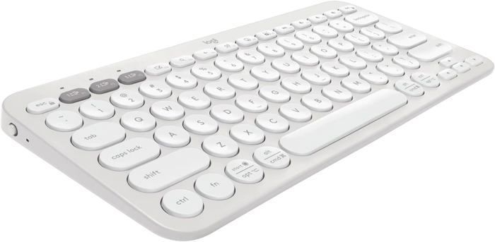 Clavier - Logitech - Pebble Keys 2 K380s - QWERTY US - Bluetooth - Blanc