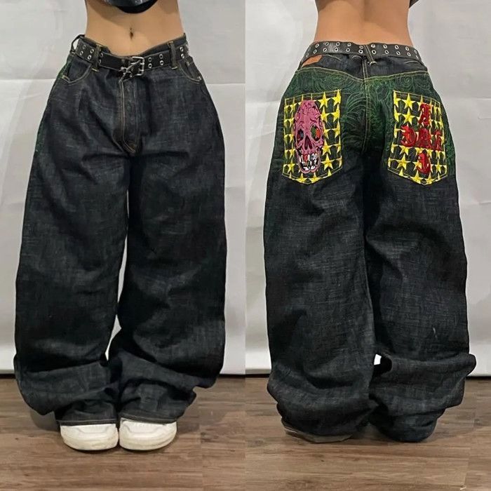 Jean brodé homme on sale