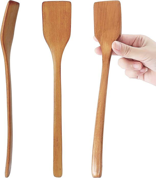 Le Petit Olivier Lot De 3 Cuillu00e8res De Cuisine En Bois D'olivier, Spatule, Cuillu00e8re U00e0 R Ustensiles De Cuisine Bois