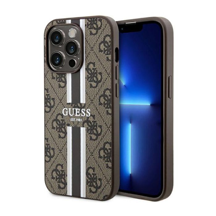 Coque de téléphone Guess iPhone 14 Pro Rayures Compatible MagSafe - vue 4