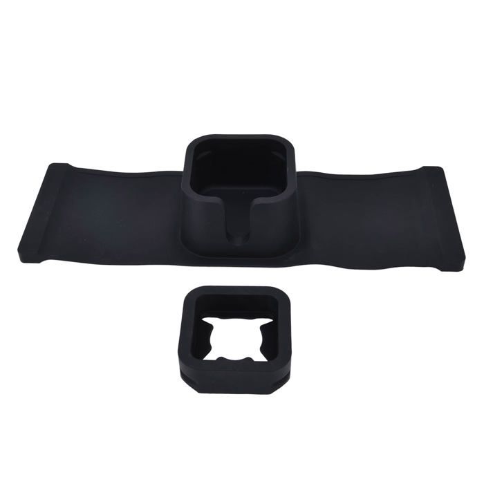 Porte Gobelet Porte Tasse de Bras de Canapé Plateau de Tasse de Bras de Sofa Corps en Silicone pour Salon Balcon