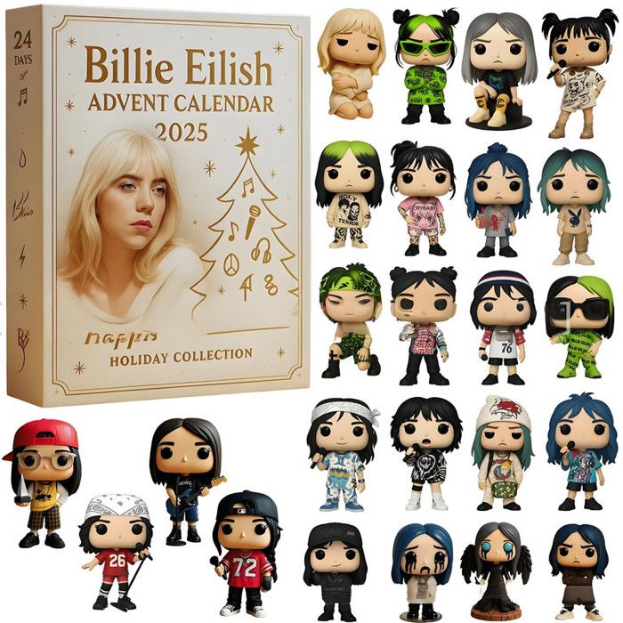 Calendrier De L'Avent De Noël 2025 – Décoration Acrylique Complète