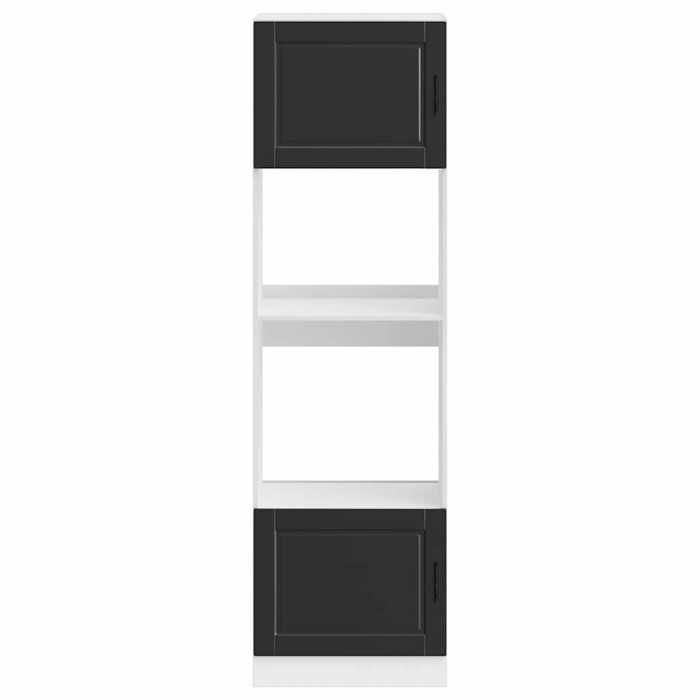 SALE dhiver Placards de four 2 pcs - MANGO - Colonnes cuisine - Porto noir bois dingénierie EU190