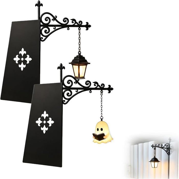Lampe De Bibliothèque Vintage En Forme De Lanterne Éclairage Spécial Lumière Nocturne Led De Lecture Lampe De Décoration Mini Po