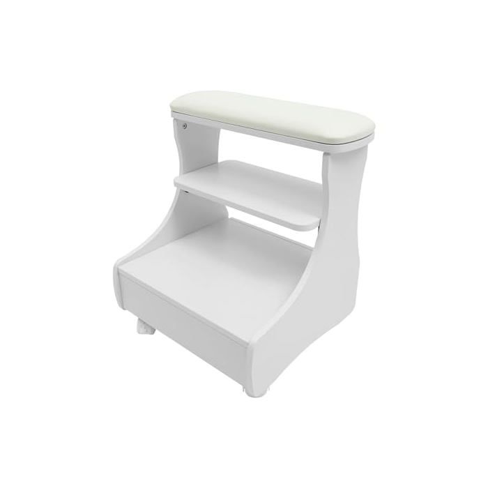 Repose-pieds pédicure repose-pieds manucure meuble à 3 niveaux pour bain de pieds tabouret avec roues pour la maison le salon lut