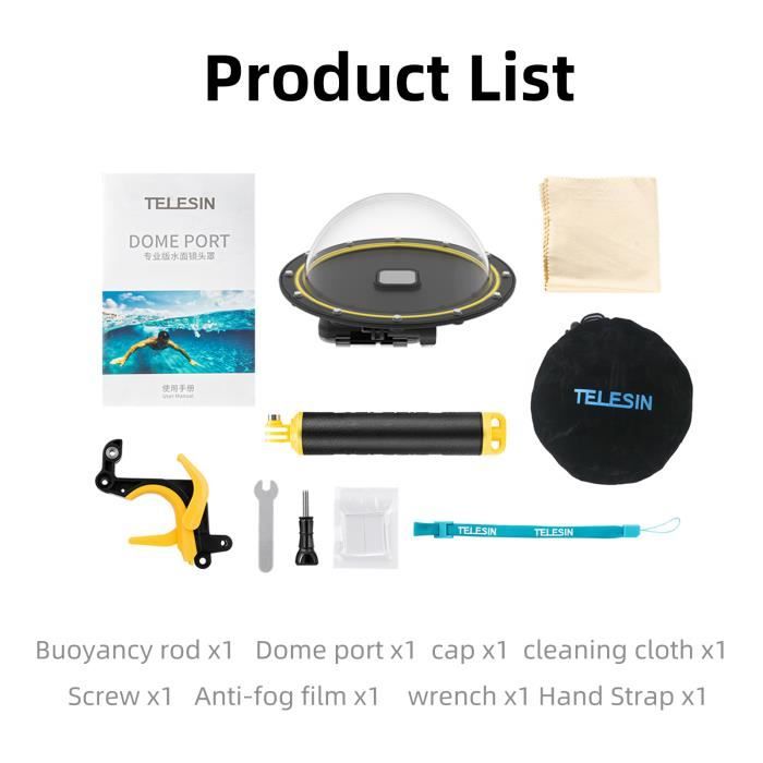 Boîtier Sous-marin Trollpro3 Pour GoPro - Marine - Bleu (Neuf, Défauts Mineurs)