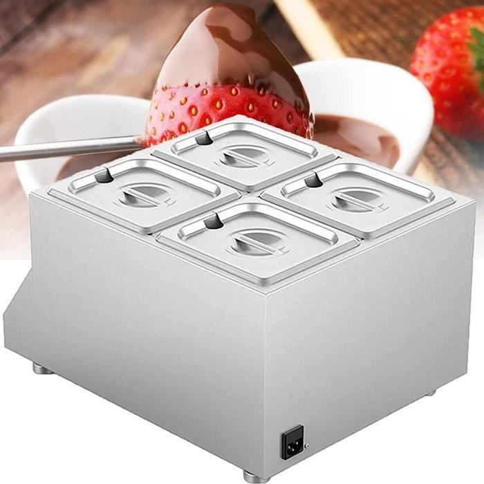Pot De Fusion Au Chocolat Électrique - TRAHOO - Mini Fondue Fontaine